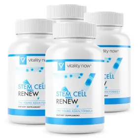 Vitality Now 860015043412 Stem Cell Renew Supplement 60 Count 4 Month Supply Mental Sharpness Boost Cells