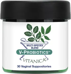 01339 Vitanica V-probiotics - Probiotics For Women Vaginal Suppositories With