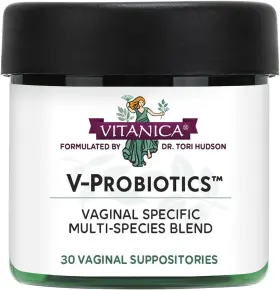 02339 Vitanica V-probiotics - Probiotics For Women Vaginal Suppositories With
