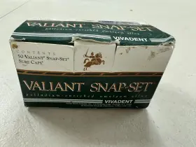6050140 Vivadent Valiant Snap Set 50 Sure Caps Palladium-enriched Amalgam Alloy In Box
