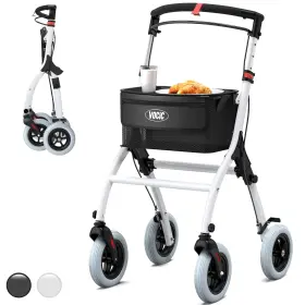 Vocic 810190251362 Z32 Narrow Rollator Walker Foldable Lightweight Quiet Tires