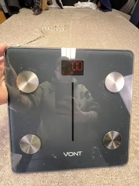 Vnt-sbs01 Vont Ted Smart Scale Black Digital Health Analyzer 400 Lb Max