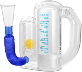 Vptmrp 313054291226 Adult Incentive Spirometer Breathing Exercise Device 5000ml Volume Measurement
