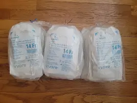 4864t Vyaire Medical Airlife Lot Of 29 Tri-flo Suction Cath-n-glove Kits 14 Fr Ref New