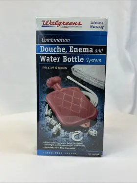 855844 Walgreens New Combination Douche Enema And Water Bottle Sealed Box