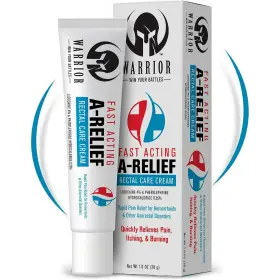 Warrior 814660011753 Hemorrhoid Cream- Relief Rectal Ointment For Symptom Comfort Care 1 Oz