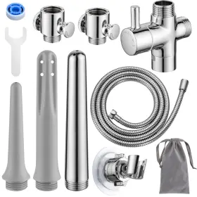 We513gc Washever We513gc. Shower Douche Kit - 3 Heads Cleansing System Regulator And Inc We513gc Washever We513gc. Shower Douche Kit - 3 Heads Cleansing System Regulator And Inc