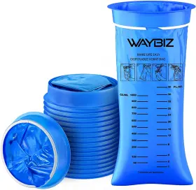 Waybiz 445034030075 Vomit Bags 16 Pack 1000 Ml Non-transparen