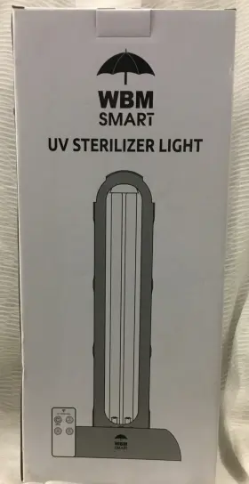 Wbm Smart 840162305236 Uv Sterilizer Light Germicidal With Wireless Remote Control 18.11 Inch