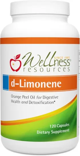 19002 Wellness Resources High Potency D-limonene Capsules 1000mg 120 -