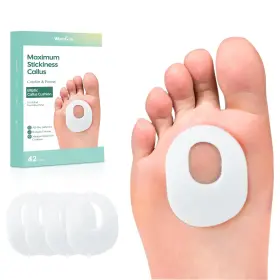 Welnove 710436222104 42pcs Callus Pad With Water-resistant Self-stick White