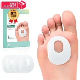 Welnove 737300433916 84pcs Callus Pad With Water-resistant Self-stick White