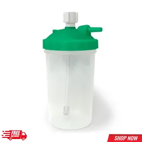 Wm0480 Westmed Bubble Humidifier Bottle Green Lid Oxygen Concentrators 290ml