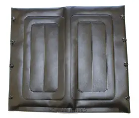 Wheelchairparts.net 688201979150 Universal Seat Vinyl Upholstery - Black Color For Wheelchairs. Choose Size
