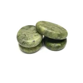 Windfulogo 292812123730 4pcs Hot Massage Stones Set Natural Green Jade Heated Warmer Stone For Spa Ma