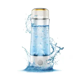 Wi-fqsb-303e-navy Wiomxo Portable Hydrogen Water Bottle Generator Up To 2300ppb Mach Inch