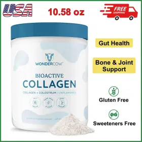11402 Wondercow Collagen Peptides Powder With Bovine Colostrum Naturally-sourced Hydrolyzed Bone