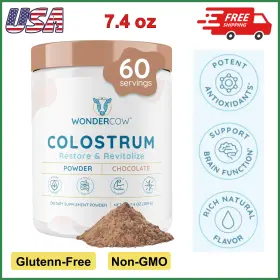718500 Wondercow Bovine Colostrum Powder Pure Whole Natural Igg For Gut Health Immune Support