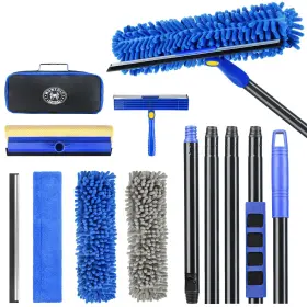 Wct001 Wontolf Window Squeegee 4-in-1 79 Cleaning Tool Extension Pole Storage Bag Blue