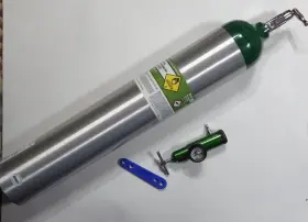 1072 Worthington Cylinders Airgas Puritan Medical Medline Oxygen Tank Size E Empty Un And Regulator With Wrench