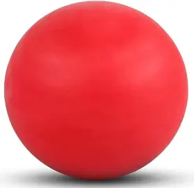 Gwugb4457 Wovte Massage Lacrosse Ball For Sore Muscles Shoulders Neck Back Red