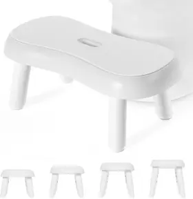 Lc-s010-01 Wrisin Toilet Stool Squat Adult Poop For Bathroom With Non-slip Design White