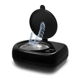 Wrklly 785366377804 Rechargeable Ultrasonic Retainer Cleaner Machine 50khz 1.9 Black