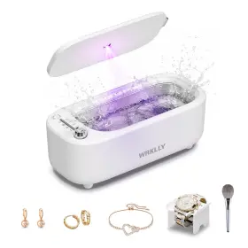Wk-03 Wrklly Ultrasonic Jewelry Cleaner 50khz 14oz Professional White