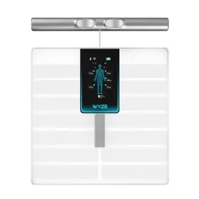 Wyze Scale 810083475493 Smart Ultra Bodyscan Handle Wi Fi Bluetooth 400lb White Wsclu Bl Mass