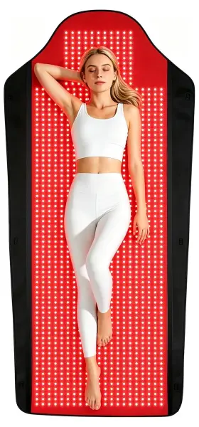 192w Xefinic Lm12 Red Light Therapy Mat 73 X36 1707 Leds 660nm 850nm Foldable Timer