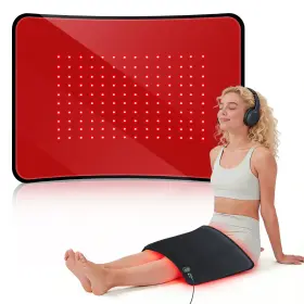 Lm15 Xefinic Infrared Light Therapy Mat 18.5 X14 Foldable 140 Leds 660nm 850nm Timer