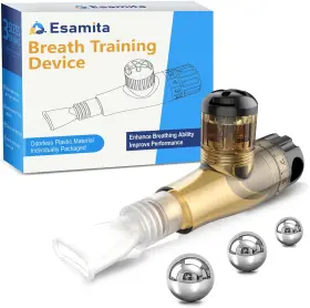 Xiyongtrade 744759495129 Breathing Exercise Device For Lungs Non-measuring Breath Training Re