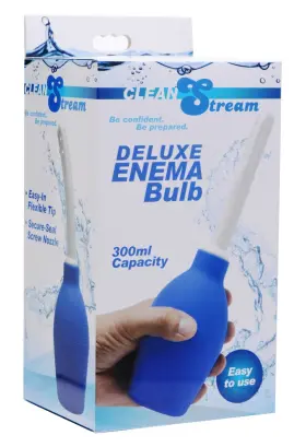 Cs-ad914 Xr Brands Clean Stream Deluxe Enema Bulb 300ml Blue - Hygiene Cleansing Bottle