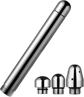 Xsexo 313053779732 Nozzle Shower 3 Heads Aluminum Cleaner Cleansing Colonic Douche System S