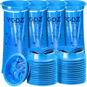 Ygdz 702679542002 Emesis Bags 30 Pack Disposable Vomit Blue Barf Trash