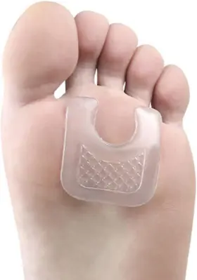 S-117 Yimanduo 10 Pieces Waterproof Toe Cushions Pads U-shaped Gel Callus From Clear