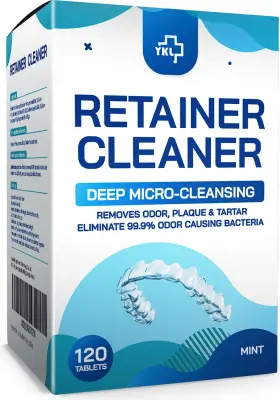 Ykl 787446563435 Retainer And Denture Cleaner Tablets - 4 Months Supply 120 1 Count Pack Of