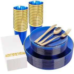 Ej175gr Youbet 774494246885 Host 25 Guests Stress Free - 175pc Easter Disposable Dinnerware Set