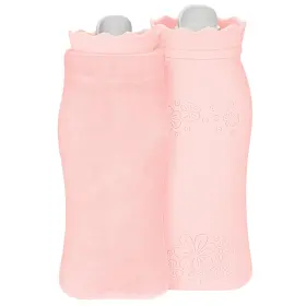 Yulohass 699838362024 Silicone Hot Water Bottle With Cover - 650ml 30 18 3 Cm Pink