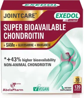 10925 Z-globex Exedol Bioavailable Glucosamine Chondroitin Vegan Joint Support Supplement
