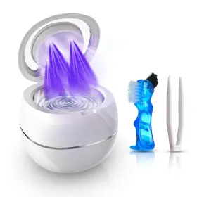 Zaprix 850072206240 Ultrasonic Retainer Cleaner Machine 42khz Premium Quality White