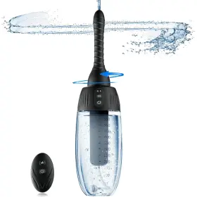 Xcm271 Zatsaog Anal Douche Automatic Rotating Enema - 20oz Douches For Men And Women 360 Deep