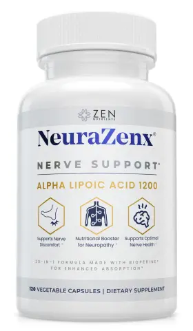 Zen Nutrients 197644956241 Nerve Support Supplement 1200mg Alpha Lipoic Acid Ala Neuropathy Zen Nutrients 197644956241 Nerve Support Supplement 1200mg Alpha Lipoic Acid Ala Neuropathy