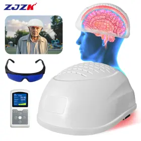 Lh280-a-05081 Zjzk 810nm Red Light Therapy Helmet Led Brain Photobiomodulation For Stroke Alzheimer