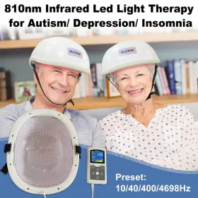 Lh280-a-07301 Zjzk Photobiomodulation Brain Helmet 810nm Nir Stroke Parkinson Alzheimer Therapy