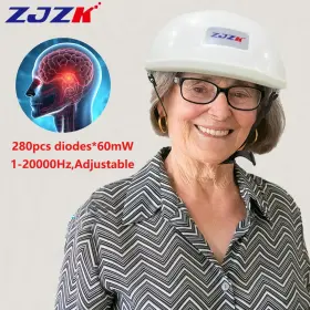 Lh280-a-09022 Zjzk 810nm Brain Stimulator Therapy Helmet For Headache Migraine Near Infrared Light