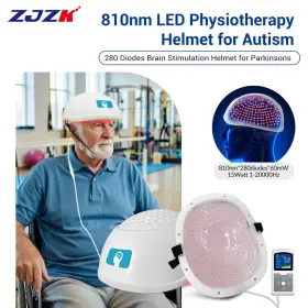 Lh280-a-111215 Zjzk 810nm Brain Helmet Pbm Near Infrared Light Therapy Neurofeedback For Parkinson