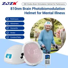 Lh280-a-11127 Zjzk 810nm Nir Light Therapy Stroke Neuron Brain Photobiomodulation Helmet Home Use