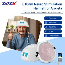 Lh280-a-11128 Zjzk 810nm Infrared Light Photobiomodulation Helmet For Brain Stimulation 280 Diodes