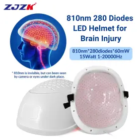 Lh280-a-8134 Zjzk 810nm Nir Light Helmet For Brain Disorders Treatment Stroke Depression Anxiety